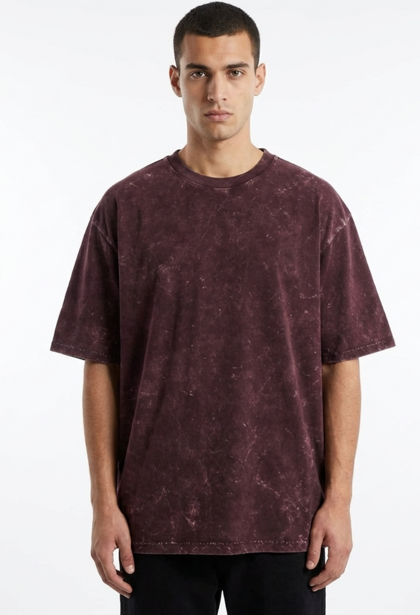 Unisex Acid Washed Oversized Tee